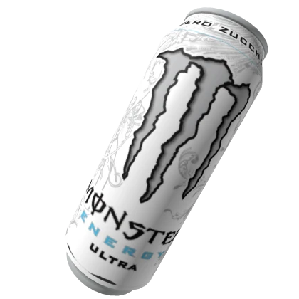 BIG Monster Energy Ultra Drink white Can