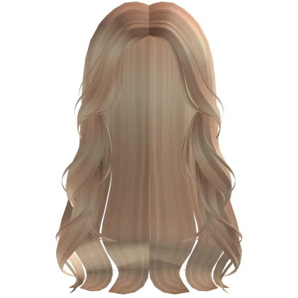 Long wavy hair Blonde