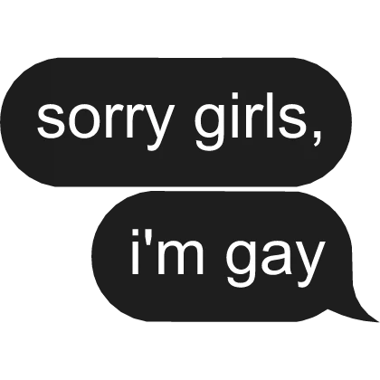 sorry girls Text