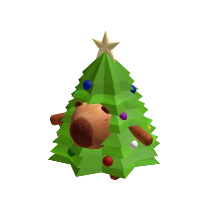 Christmas Tree Capybara Costume