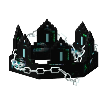 ✨ Nature Chained Animated Glitch 8-Bit Crown