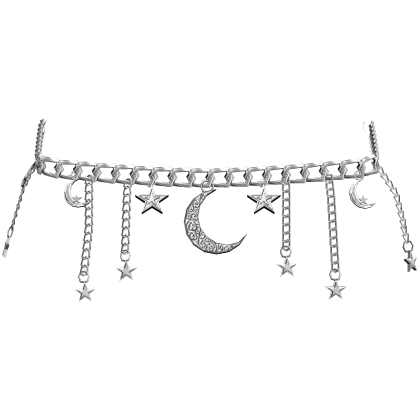 star & moon body chain belt