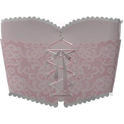 3.0 White Pink Corset