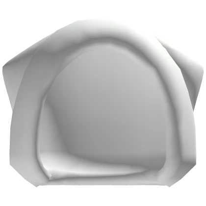 ♱ Cat hood In White