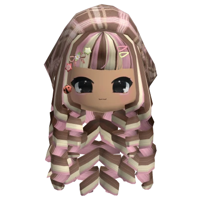 ♡ Long Cutesy Igari Hair w/Chibi Face 