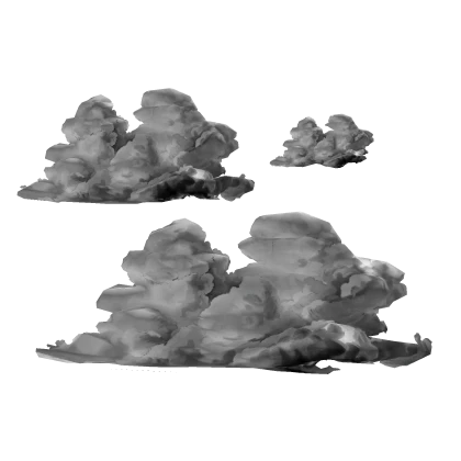 Fluffy Realistic Cloudy Clouds 