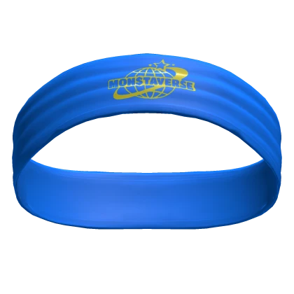 ✭ MONSTAVERSE LOGO HEADBAND IN BLUE