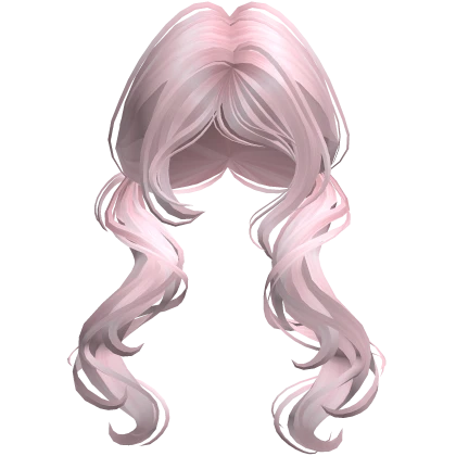 ♡ igari cute girly pigtails in pastel pink
