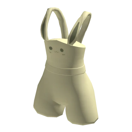 Easter Bunny Overalls Yellow