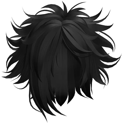 Gothic Emo vkei Hair (Black)