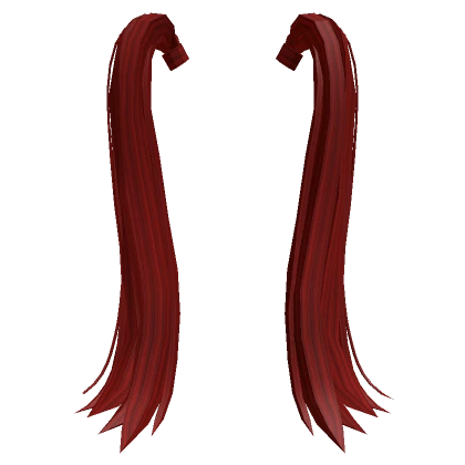 Red Long Pigtail Hair Extensions