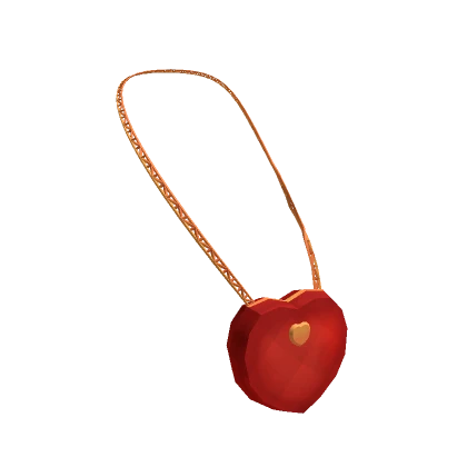 Golden Chained Heart Purse