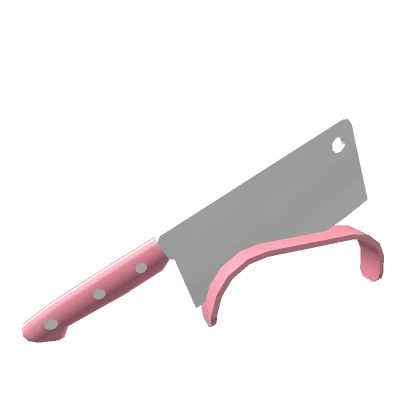 (Flipped) Pink Cleaver Headband Prop