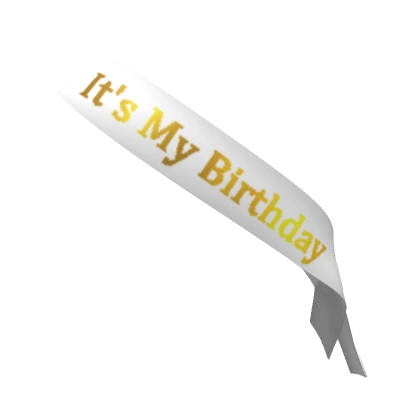 Birthday Sash 3.0