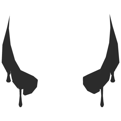 Neon Slime Horns: Monochrome (No Halo)