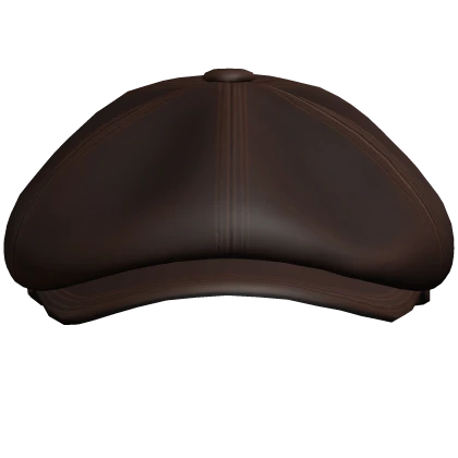 Beret Brown Shelby Vintage Newsboy Buckle Belt Cap