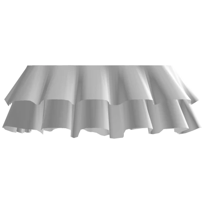 1.0 Left White Ruffled Sleeve