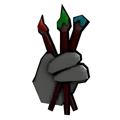 Illustrator Finger Painter Badge