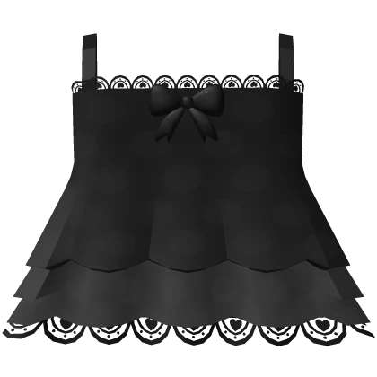 ♡ cute littl lace gown in black