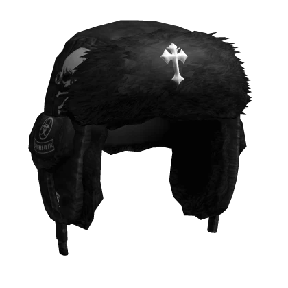Emo Patches Cross Ushanka