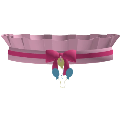 pinkie pie balloon pony pink ruffle chokers collar