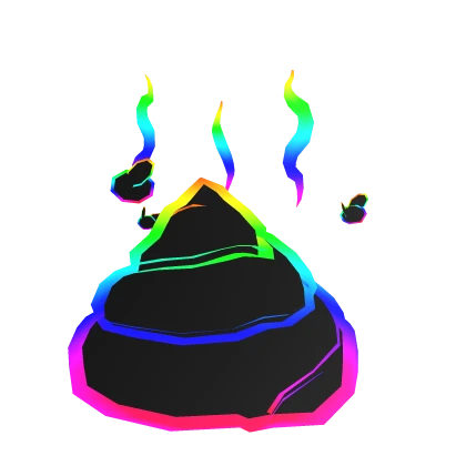 Cartoony Rainbow Turd | April Fools