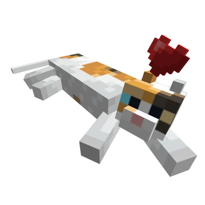 [❤️] Blocky Resting Cat Buddy - Calico 