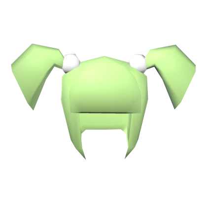 🎀Low poly Neon Green Hair