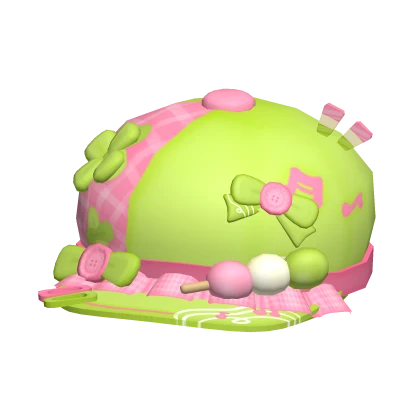 cute colorful pastel mori kei igari dango hat