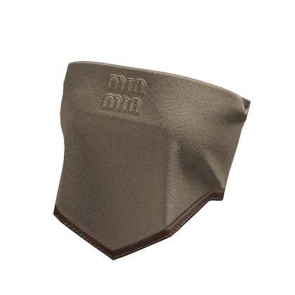 ☆ beige bandana a cut top