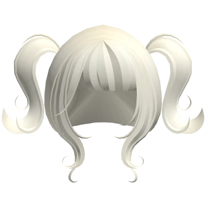 ☆ adorable swirly baby pigtails platinum blonde