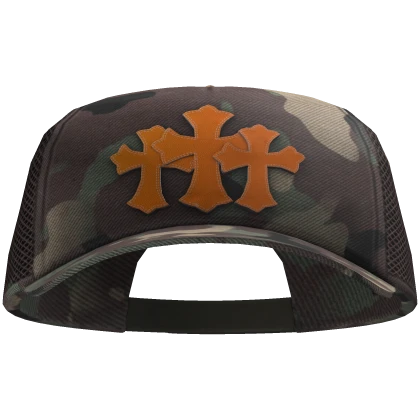 Chrome Hearts Cross Patch Trucker Hat | Forward