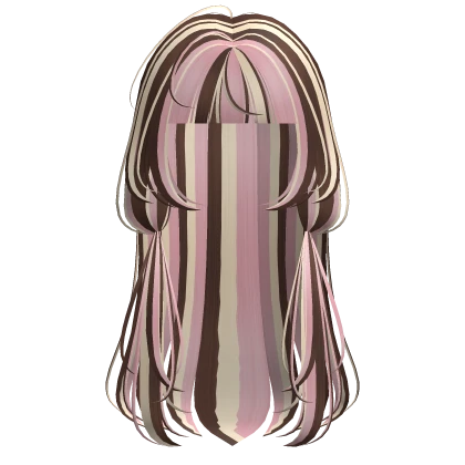 Cute Kawaii Anime Chobits Hair in Neapolitan