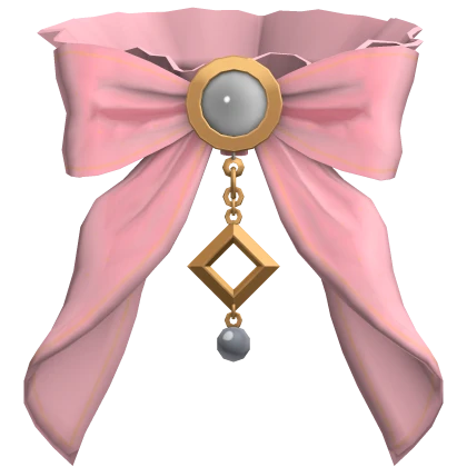 3.0 Cute Ruffle Bow Black Nikki Infinity Pink