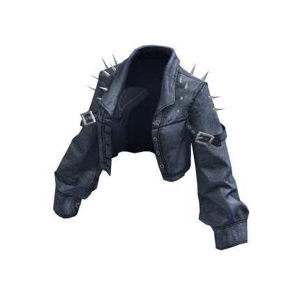 BB KPOP aespa Denim Spiked Jacket Light