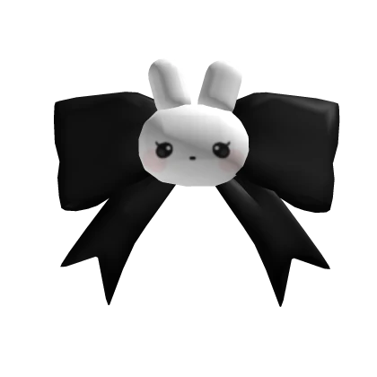 bunny clip with bow