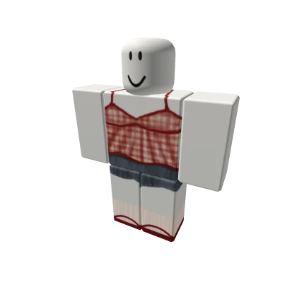 Mori kei matching outfit grow a garden (red)