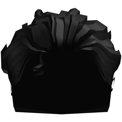 Super Hero Man Combed Back Hair (Black)