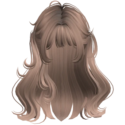 ♡ Cute Girl Long Pigtails Hair (Milktea)