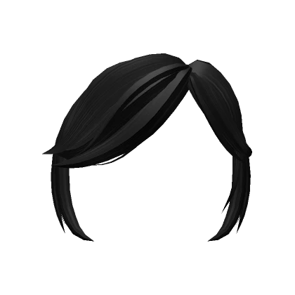 Stylish Side Parted Bangs (Black)