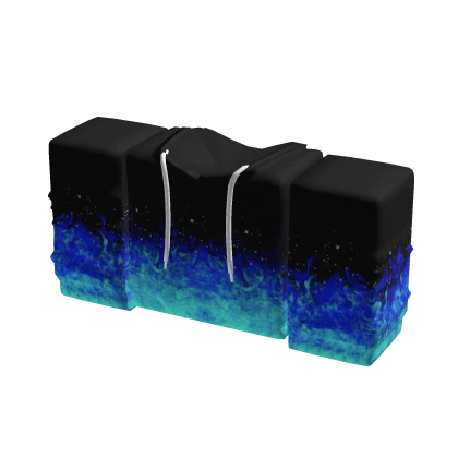 1.0 Blocky Galaxy Blue Hoodie