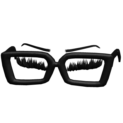 ♡ retro thick glasses w mink dollie lashes