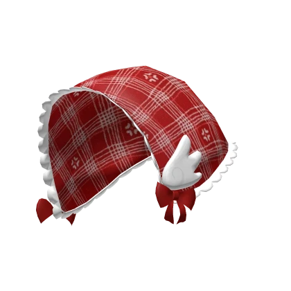 valentines igari wing ribbon red bandana headscarf