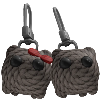 Cute Kawaii Keychain Sad Coquette Hamster Meme 1.0