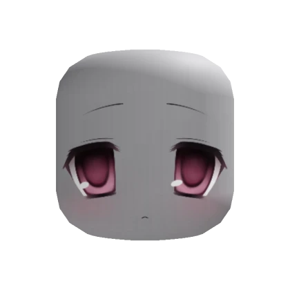 2000s moe cute pink eyes face