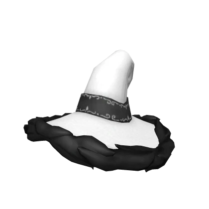 White Furry Witch Hat