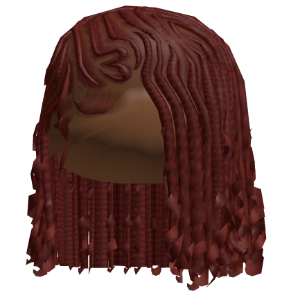 ☆ | Red Fulani Braids Bob