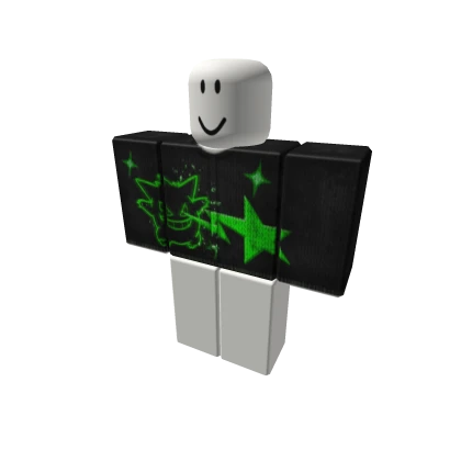 green gengar star sweater