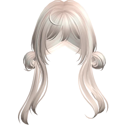 Anime Punk Low Buns Pigtails (Beige)