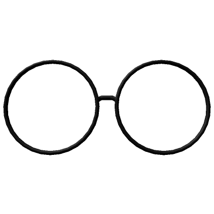 Simple Black Circle Glasses